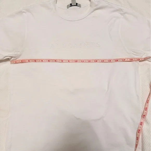 ALLSAINTS White 100% Cotton T shirt in XS - Picture 3 of 7